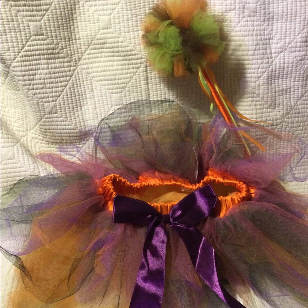 KIDS Colorful Tutu & Wand
